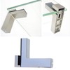 Coolty 4PCS Adjustable Wood/Glass Shelf Bracket, Solid Zinc Alloy Support