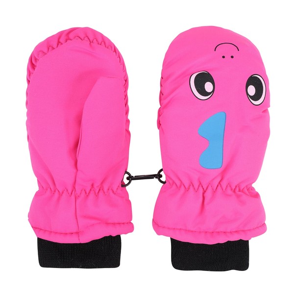 Kids Ski Mittens Waterproof Snow Gloves Toddler Winter Thermal Skiing