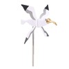 Seagull Garden Spinner, Plastic Wind Spinners Outdoor Animal Whirligig Windmill