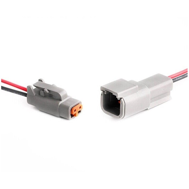 Deutsch DTM 2/3/4/6/8/12 Pin Pre-wired Electrical Wire Connector Set 20-24