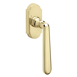 Basic Man Window Handle Old Vienna 904HA with Turn, Polished Brass Square Pin 7 x 35 mm, 1 piece, 102252790