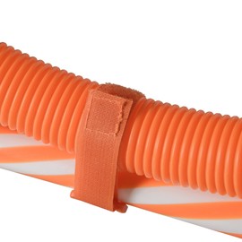 FocusOnHome 6 Piece Dog Agility Training Equipment with Hurdle Bag and Whistle, Orange and White