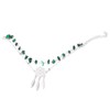 CASOLVX Layered Anklets Bracelets Boho Turquoise Anklet Dream Catcher Anklet