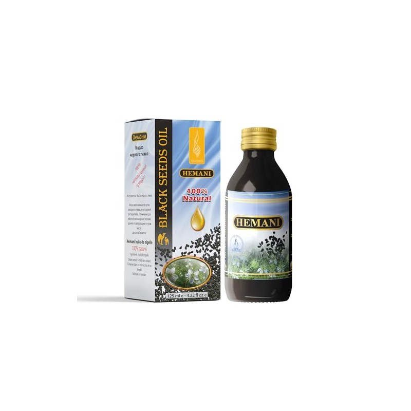 Hemani Aceite de semilla negra Hemani, 125 ml