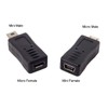 chenyang 2 Pack Mini USB Male/Female to Micro USB Male/Female