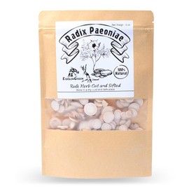 EidolonGreen White Peony Root (Paeonia lactiflora Pallas/Radix Paeoniae/Bai Shao/白芍/백작약) – 88g (3oz) Dried Root – Pure Natural Herb