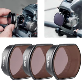 PGYTECH Filter Compatible with DJI FPV Drone, ND4 ND8 ND16 Lens Filter Set Compatible with DJI FPV Comb Drone