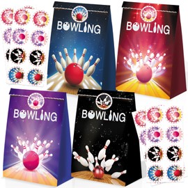 24pcs Bowling Party Bags for Kids Birthday Bowling Party Favors for Kids Bowling Birthday Party Supplies Bowling Party Favors for Adults Bowling Goody Bag Bowling Decorations for Party
