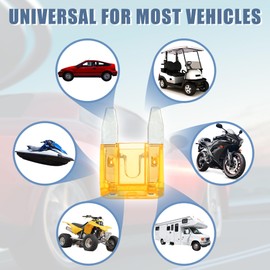 QUARKZMAN Set of 10 Car 32 V Mini Fuse Adapter with 5 A Blade Fuse