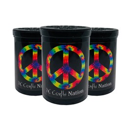 DC Crafts Nation Pop Top 30 Dram Smell Proof Fresh Kettle Herbal Storage Container 3 Count - Peace