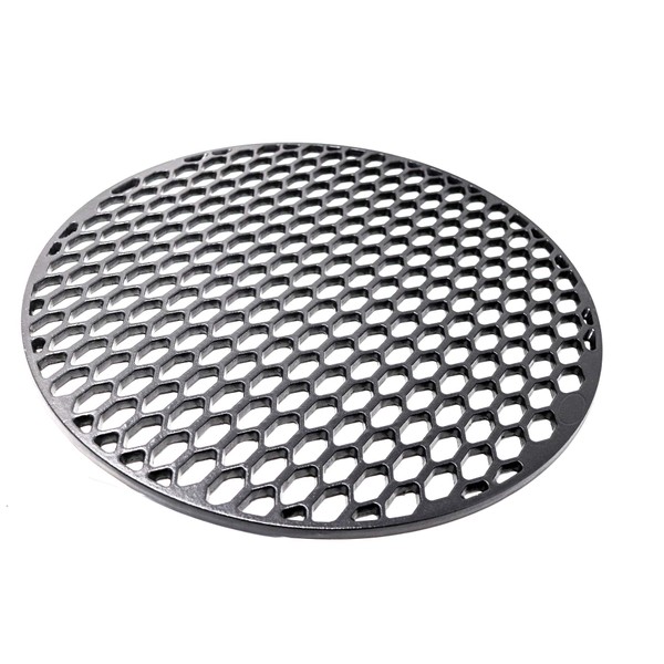 Aura outdoor products Cast Iron Grill Grate for 22 Inch Weber Kettle Grill - Works Great on The Weber Kettle, Weber Performer, Barrel Grills, Recteq Bullseye - Better Sear Marks