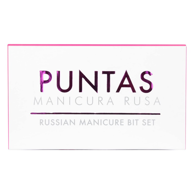 NAIL FACTORY - KIT PUNTAS MANICURE RUSO PARA PULIDORA, TALADRO,