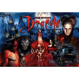 Williams BRAM STOKER'S DRACULA Pinball Machine Custom Translite 01