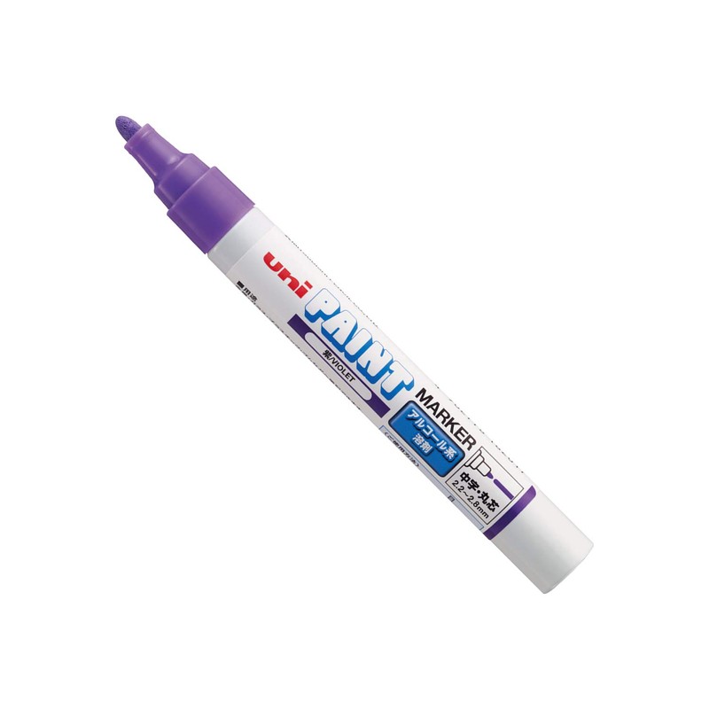 Mitsubishi Pencil Uni Alcohol Paint Markers, Medium Point, Purple, 10