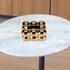 NYMYHE Electroplated Ceramic Tissue Box for Bathroom, Dresser, Living Room,