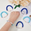 SUPERFINDINGS Pack of 6 Bracelets for Big Sister, Blue Bracelets