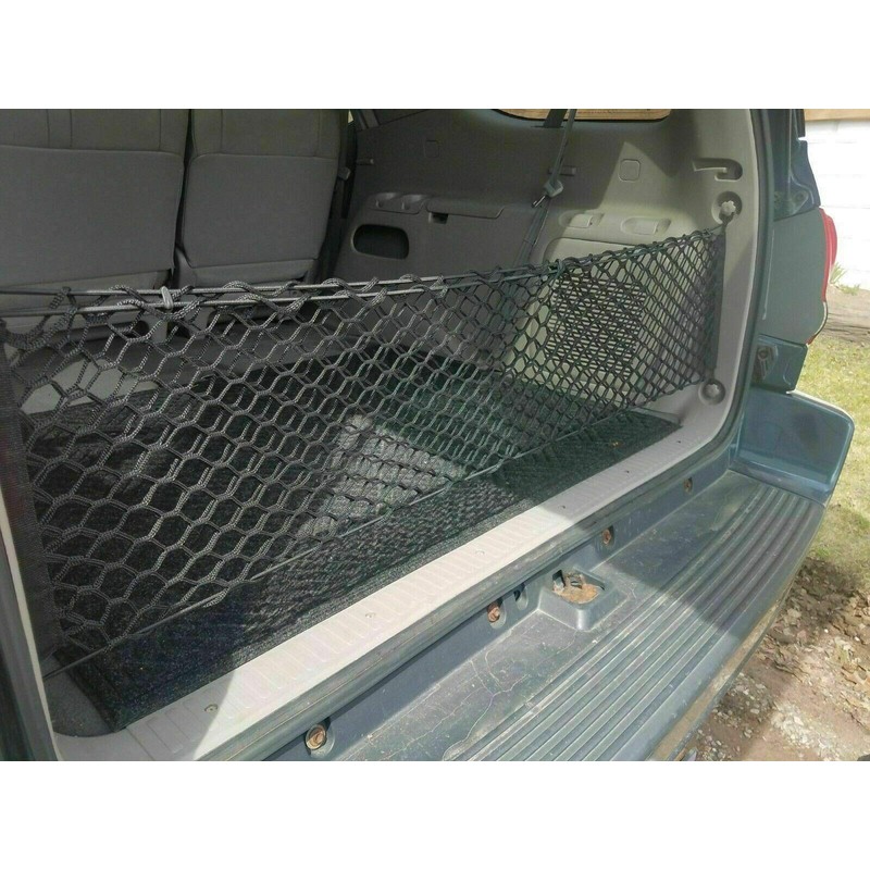 EACCESSORIES EA Trunk Organizer Cargo Net for Toyota Sequoia 2001-2007