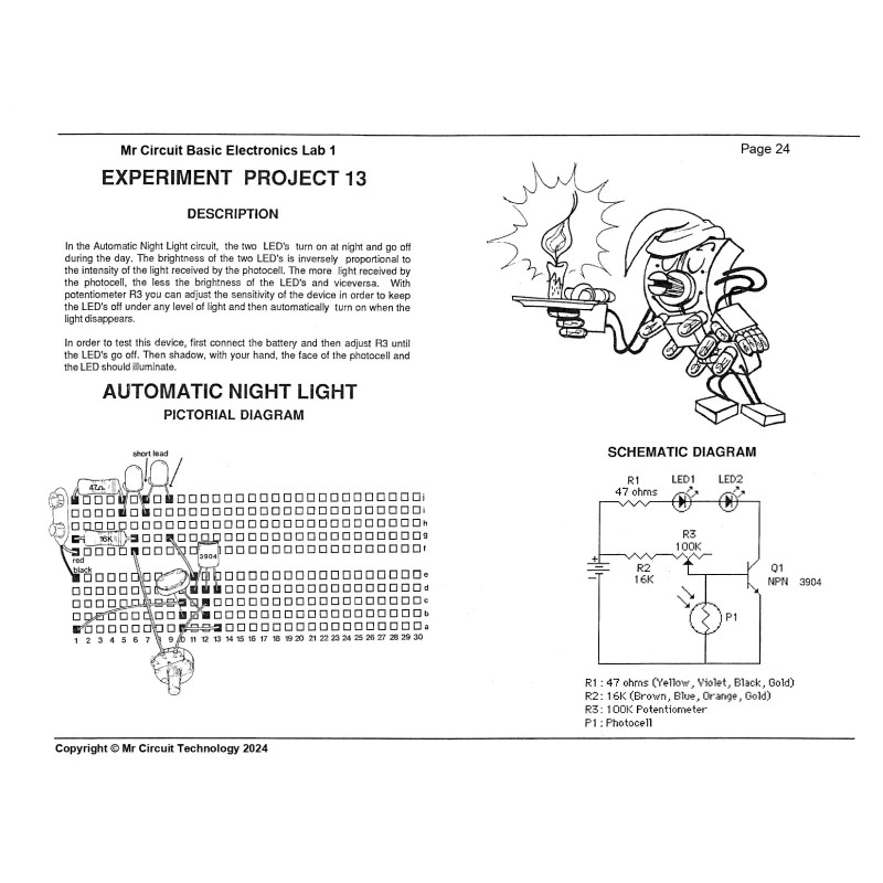 Mr Circuit Technology MC1-13 ** Mr Circuit Science ** Experiment