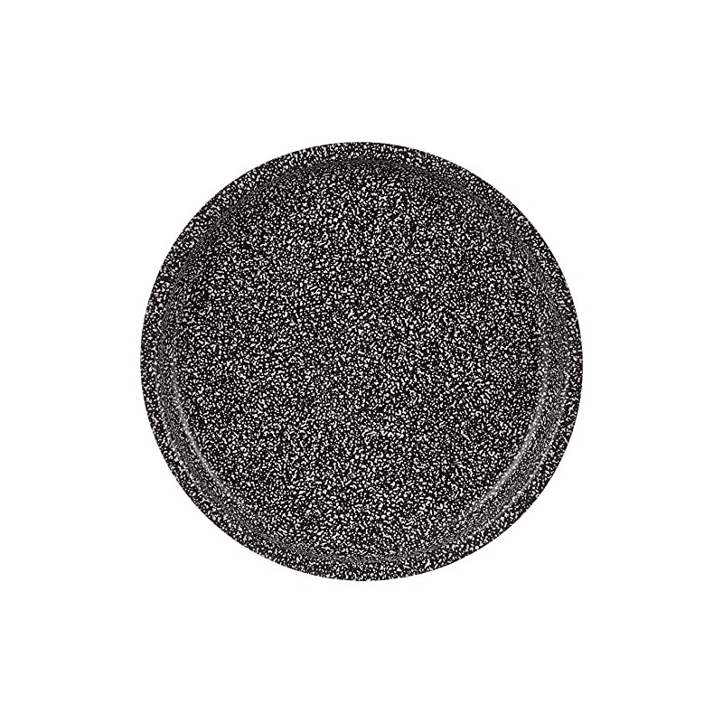 Home Stone Runde Pizzaform, Antihaft, Stein, Anthrazit, 24 cm