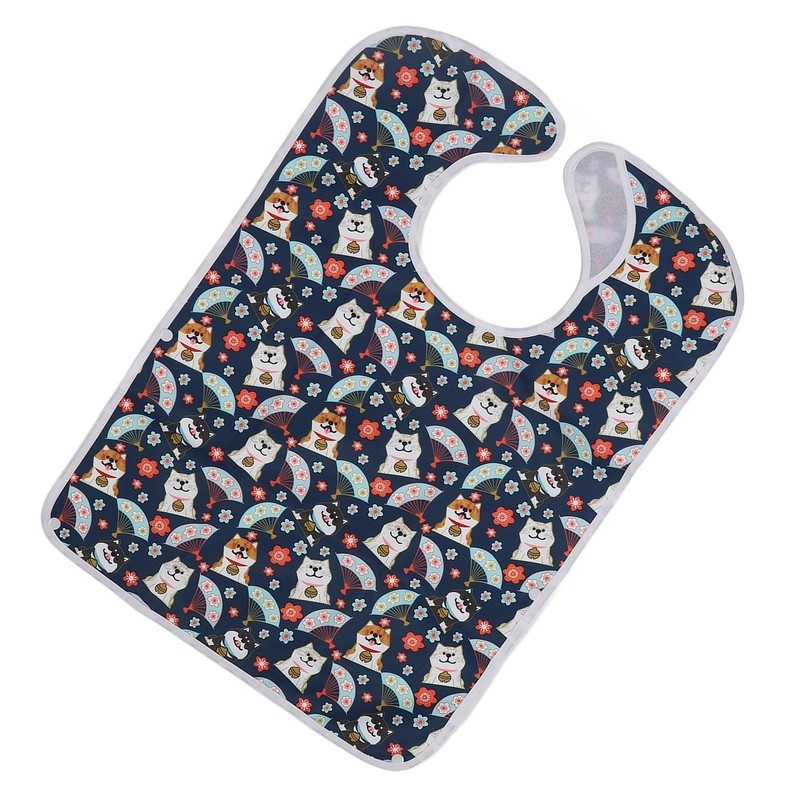 Eating Adults Bib Waterproof Reusable 3 Layers Washable Clothing Protector