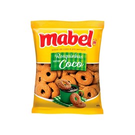 Mabel Rosquinhas sabor Coco - Mabel 350g | Coconut Cookies Mabel 12.3 Oz | Fresh & Crunchy Crisp Cookies with Yummy Coconut Flavor | Cookie Snacks for Kids and Adults, Coffee Time and More