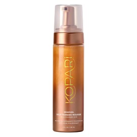 Kopari- BRONCEADO NATURAL Y GRADUAL: Consigue un bronceado uniforme y natural con esta espuma de secado rápido, formulada para una aplicación uniforme y sin rayas y un brillo bronceado que nunca se ve
