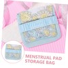 Healeved Sanitary Pad Pouch Men Toiletry Bag Washable Period Bag