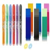 30 x Replacement Refills, Colourful Set, Erasable Refills, Compatible with