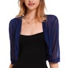 Atxnn Women's Bolero Shrug UK 3/4 Sleeve Cropped Cardigan Summer