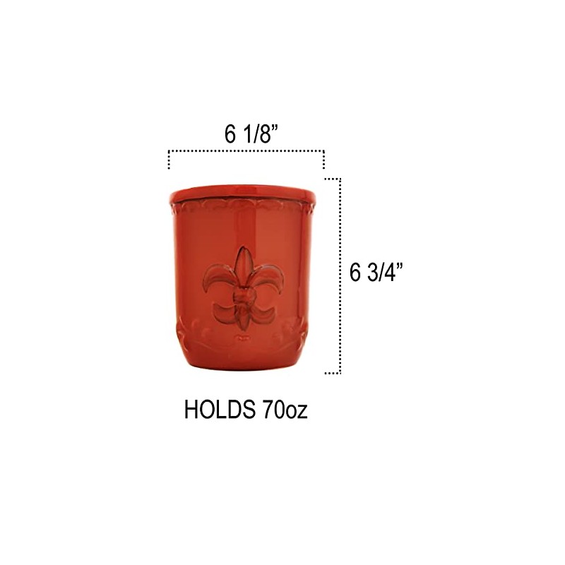 ACK Utensil Holder, Utensil Crock, Modern Kitchen Decor, Kitchen Storage(Fleur
