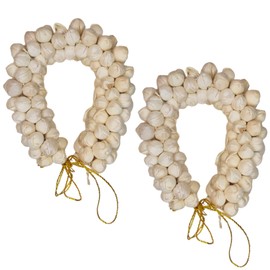 CURATED CART Gajra For Hair, Artificial Gajra of Mogra For Hair Bun/Juda/Phool Hair Accessory For Girls & Womens (Pack of 2 - White)