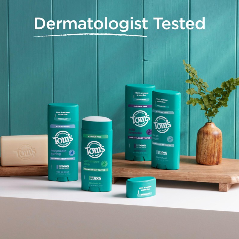 Tom’s of Maine Unscented Aluminum Free Natural Deodorant For Women