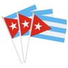 Cuba Flag Cuban Small Stick Mini Hand Held Flags Decorations