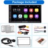 YUANTING 2 Din Car Stereo Radio Player 1080P 7" Screen