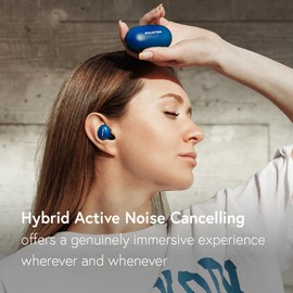 Phiaton Bonobuds True Wireless Earbuds Noise Cancelling Bluetooth Earbuds. Ambient Mode Headphones with Touch Controls. 20 Hr Battery and Quick Charge