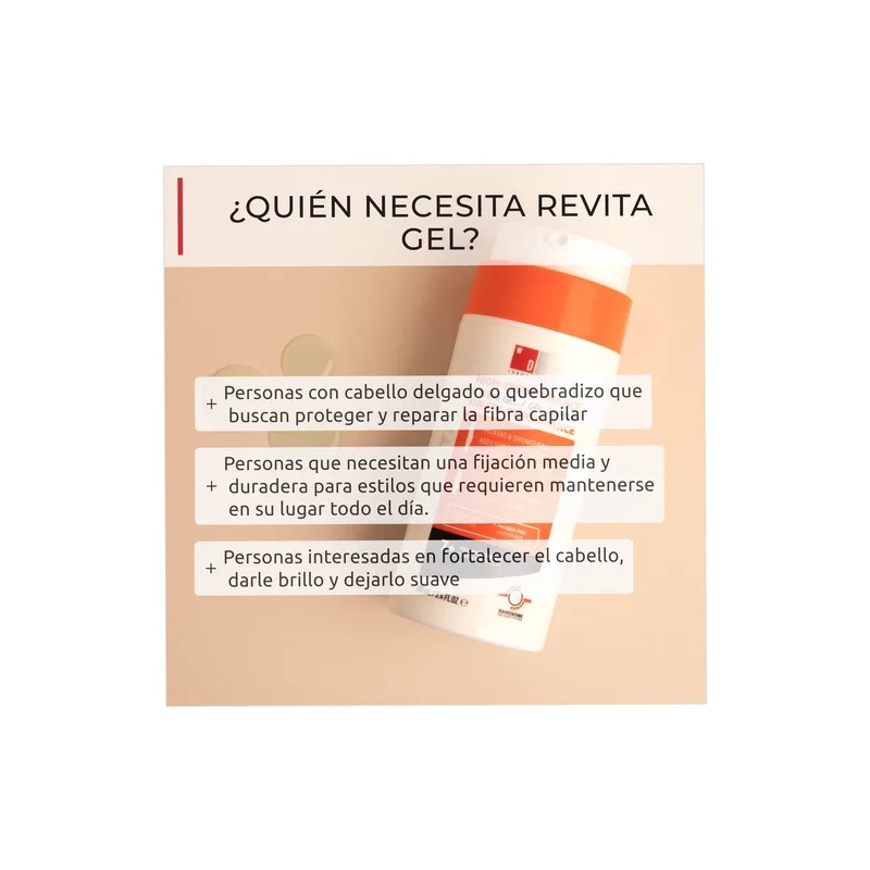 Revita® Gel Anticaída Para Moldear Y Fijar El Cabello