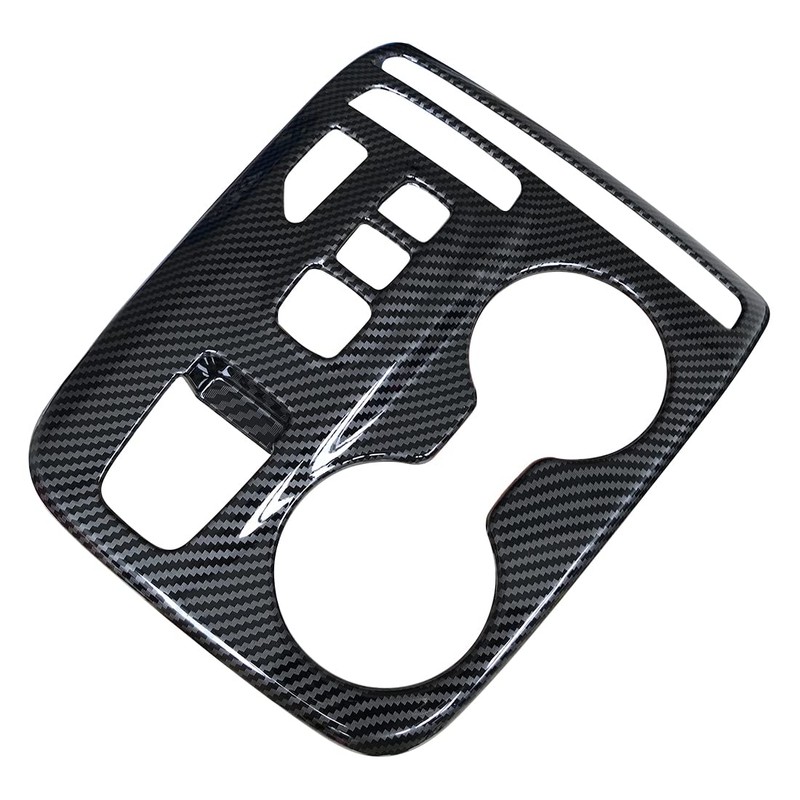 ruihe Carbon Fiber Pattern Car Gear Shift Knob Console Panel