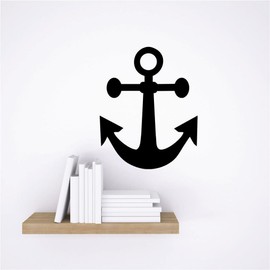 Anchor Pirate Ship Boat Boys Room Teddy Bear Trains Dino Dinosaurs Tractor Mud Puddles Trucks Airplane Holiday Gift Decorating Ideas Girl Boy Bedroom Wall Decal Sticker - Size: 24 Inch x 34 Inch