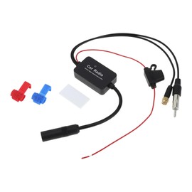 Partuto 1 Pc Universal Hidden Windshield Signal Antenna Car Truck Car Radio Aerial Mount Black FM