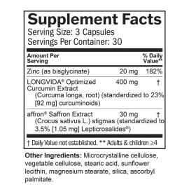 Happy Saffron Plus – Supports Mood & Emotional Wellness – Gluten-Free, Dairy-Free, Egg-Free Formula for a Healthier, Happier You