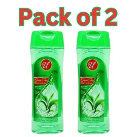 U Body Wash Green Tea & Cucumber 12 fl oz, Pack of 2, Moisture Enriched, Gentle