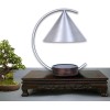 Bamboo Candle Warmer Lamp w/ 2 Bulbs,Japanese Moonlit Touch On/Off