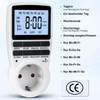 Digital Timer Switch, 24 Hour Week Timer Socket, Lighting Timer
