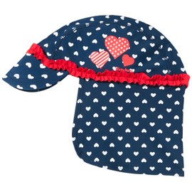 Playshoes Unisex Kinder Badekappe Kopfbedeckung Uv-schutz Mütze Herzchen 51