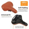 Bigsized Comfort Bike Seat - Most Comfortable Replacement Bicycle Saddle