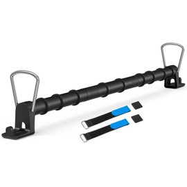 Heavy-Duty Car Clothes Hanger Bar Holds 50 Clothes, Telescopic Clothes Rack for Car Travel (28"-60") Fits Vehicles, SUVs with 2 EVA Anti-Skid Pads & 2 Hook and Loop Straps（Hold Up to 70lbs）