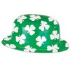 Plastic Shamrock Derby Hats 12 Piece