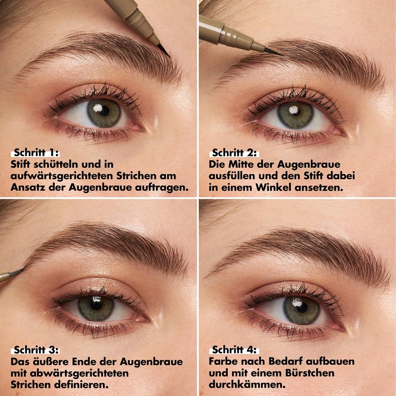 e.l.f. Holy Strokes Micro-Fine Brow Pen, for a Natural Look,