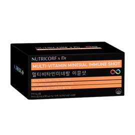 Nutricore Immune Shot Multi-Vitamin Mineral Tablets All-in-One Liquid Drinkable 40 Bottles / 뉴트리코어 이뮨샷 멀티 비타민 미네랄 정제 일체형 액상 마시는 40병