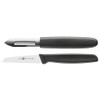 ZWILLING Twin Grip Gemüsemesser-Set 2-teilig (Gemüsemesser 7 cm und Schälmesser